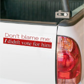 Sla Mij Niet, II Bumpersticker (Op Truck)