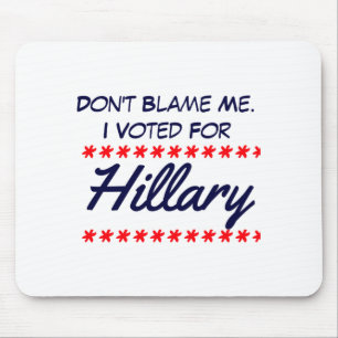 Sla Mij Niet Ik Heb Op Hillary Gestemd Muismat