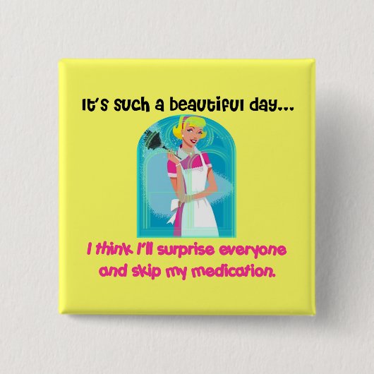 Sla mijn Button van Meds over (Voorkant)