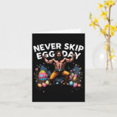 Sla nooit Egg Day T-shirt Funny Jesus Paassportsch Kaart (Gele Bloem)