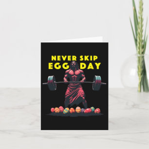 Sla nooit Egg Day T-shirt Funny Jesus Paassportsch Kaart