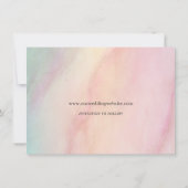 Sla ons datumverfijnde lijnenvloeiend penscript op kaart (Achterkant)