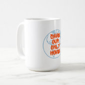 Sla Ons Enige Thuis Op Koffiemok (Voorkant links)