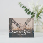 Sla ons witboek Datum op Briefkaart (Staand voorkant)