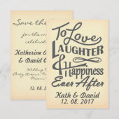 Sla ontwerp datum op kaart (Voorkant / Achterkant)