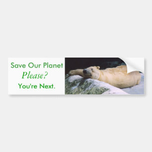 Sla onze Beer-bumpersticker uit de reeks Polaire a Bumpersticker