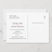 Sla onze datum bruiloft noodlijdende script fotoka kaart (Achterkant)