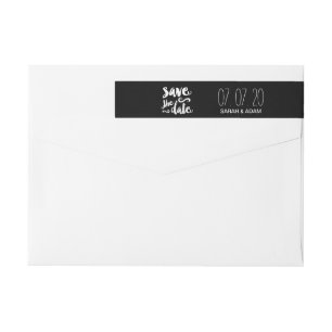 Sla onze datum op   De datum waarop de etiketten z