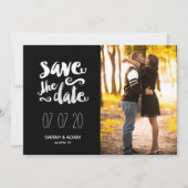 Sla onze datum op | Foto Opslaan Datum Kaart (Voorkant)