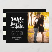 Sla onze datum op | Foto Opslaan Datum Kaart (Voorkant / Achterkant)