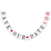 SLA ONZE DATUM OP: GEPERSONALISEERDE TROUWDATUM VLAGGETJES (Alle)