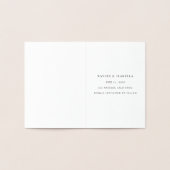 Sla onze datum op Real Folie Script Style 3 Kaarten (Binnen)