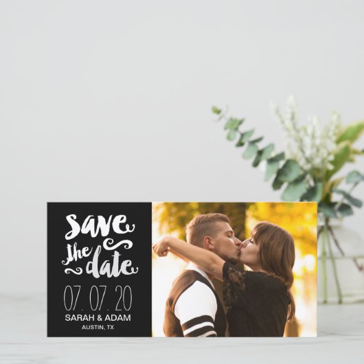Sla onze datum op | Save the Date Fotokaart (Staand voorkant)