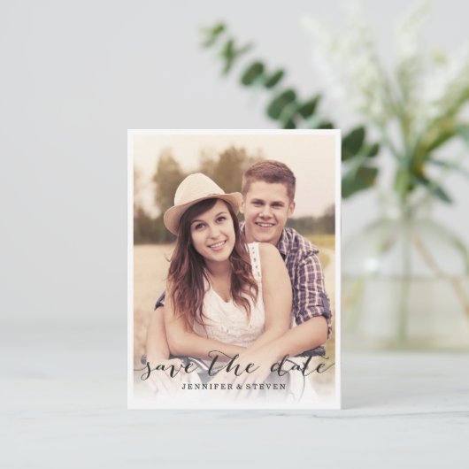 SLA ONZE DATUM OP | SLA DE DATUM VAN HET SCRIPT OP AANKONDIGINGSKAART (Staand voorkant)