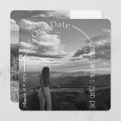 Sla onze datum op - Tijdloze Arch Save The Date (Voorkant / Achterkant)