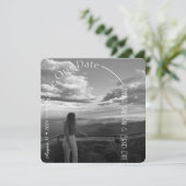 Sla onze datum op - Tijdloze Arch Save The Date (Staand voorkant)