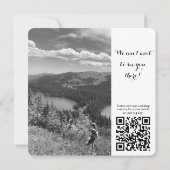 Sla onze datum op - Tijdloze Arch Save The Date (Achterkant)