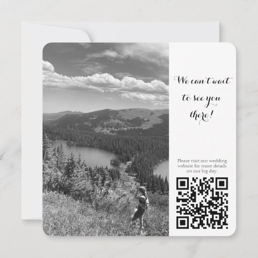 Sla onze datum op - Tijdloze Arch Save The Date (Achterkant)