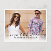 Sla onze datumfoto op aankondigingskaart (Voorkant)