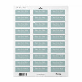 Sla onze datumlabels op etiket (Full Sheet)