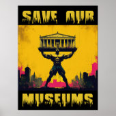 Sla onze Musea groot Poster op - Archiefdruk (Voorkant)