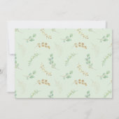 Sla onze nieuwe datum botanisch huwelijk op aankondiging (Achterkant)