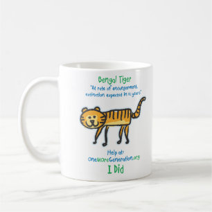 Sla onze tijger op koffiemok