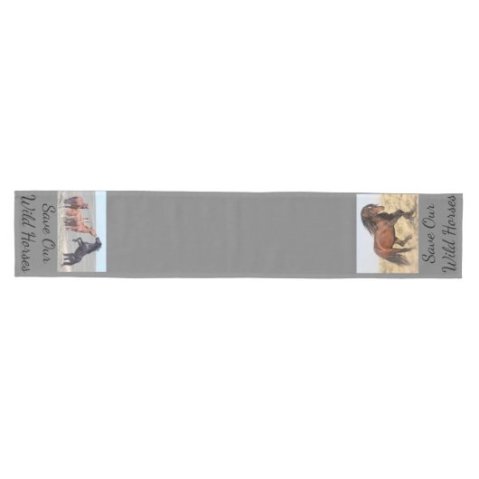 Sla onze Wilde Paarden Table Runner op Medium Tafelloper (Horizontaal)
