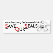 Sla onze zegels op bumpersticker (Voorkant)