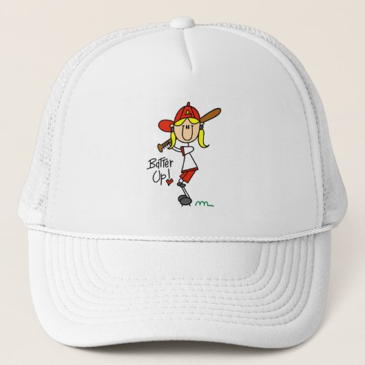 Sla op! Softball Stick Figuur Pet (Voorkant)