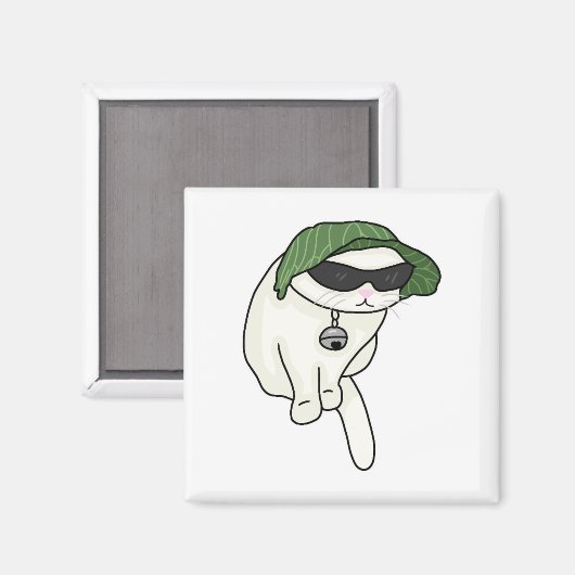 Sla pet kattememe magneet (Voorkant / Achterkant)