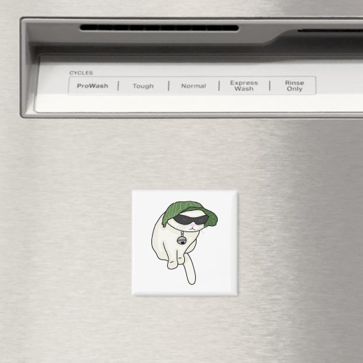 Sla pet kattememe magneet (Insitu (Vaatwasser))