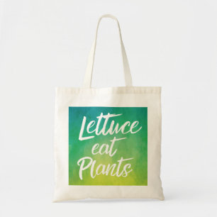 Sla Plant Vegetarian en Vegan Humor Tote Bag