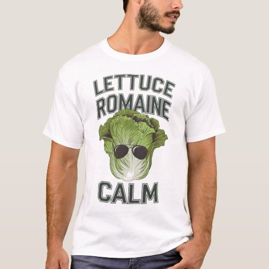 Sla romaine rustig t-shirt (Voorkant)
