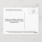 Sla Sayles™_Verhoog je verkoop! briefkaart (Achterkant)