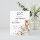 Sla Sla Hoera Verjaardagsfeest Budget Champagnet (Staand voorkant)