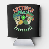 Sla spelen pickleball spel op! blikjeskoeler (Achterkant)