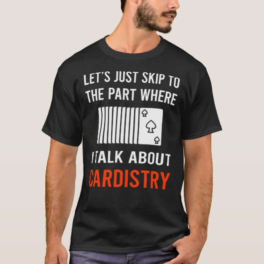 Sla Talk Cardistry Cardist over T-shirt (Voorkant)