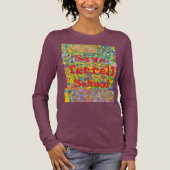 Sla Terrell School abstracte kunst op Tri-Blend Shirt (Voorkant)