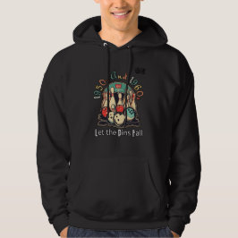 Sla terug in stijl: Retro Bowling Design Hoodie