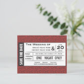 Sla uw Ticket op! Kaart (Staand voorkant)