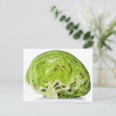 sla van verse ijsberg, halfwit briefkaart (Staand voorkant)