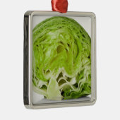 sla van verse ijsberg, halfwit metalen ornament (Rechts)