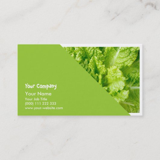 Sla Visitekaartje (Voorkant)