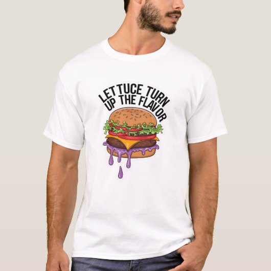 Sla zet de smaak hoger t-shirt (Voorkant)
