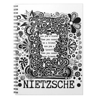"slaaf" of "TYRANT"-filosofie van Nietzsche Notitieboek