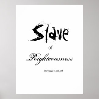 slaaf van rechtvaardigheid poster