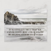 Slaag het snelst het best en briefkaart (Voorkant)