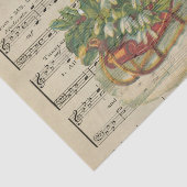 Slaagje voor kerstmuziek tissuepapier (Detail)
