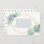 Slaagje Vrijgezellenfeest-insteekkaart Informatiekaartje (Voorkant / Achterkant)